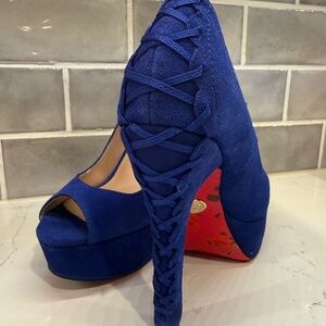 Betsey Johnson Blue Stiletto Heels